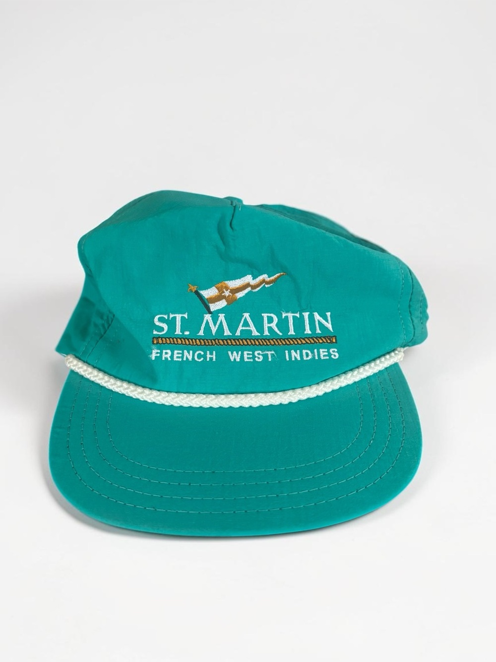 Vintage St Martin Hat Gift for Traveler French West Indies Cap